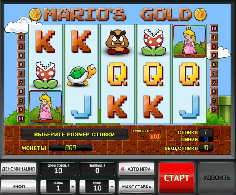 Marios Gold Spielautomat